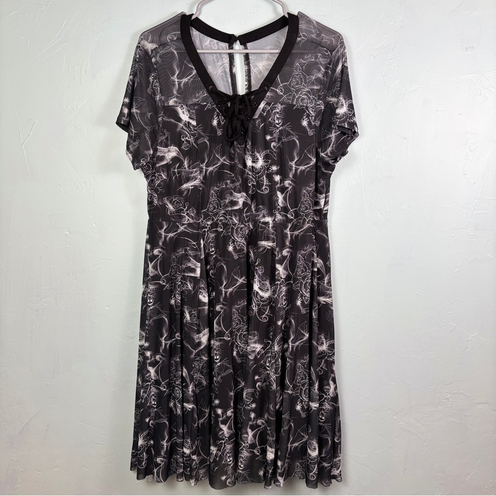Torrid The Nightmare Before Christmas Black and White Dress